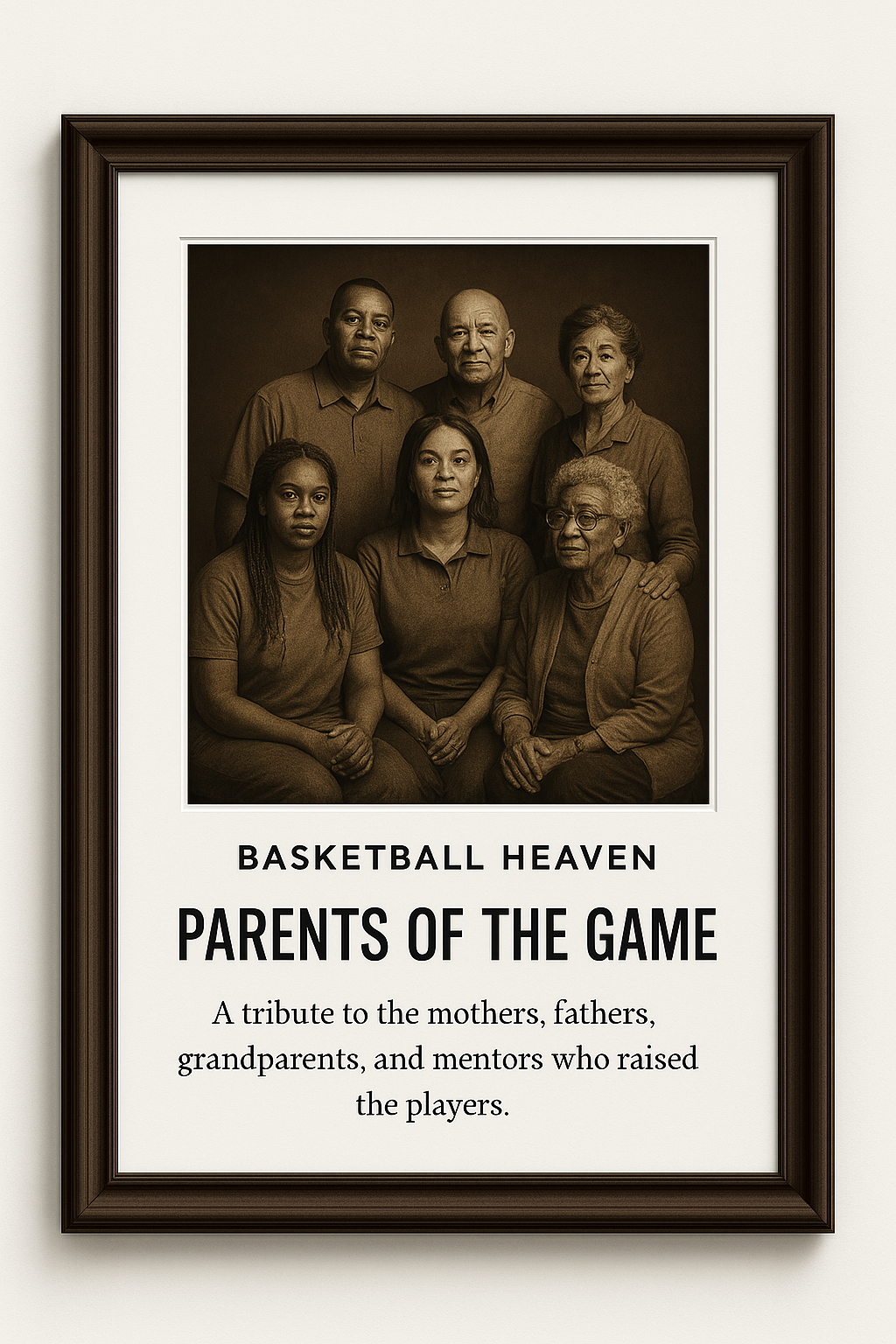 Parents of the Game — a tribute to the mothers, fathers, grandparents, and mentors who raised the players